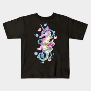 Sea Unicorn Kids T-Shirt